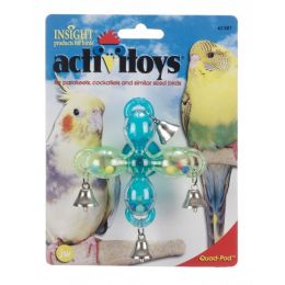 JW Pet ActiviToy Quad-Pod Bird Toy Multi-Color Small Medium