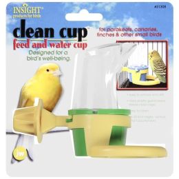 JW Pet Clean Cup Bird Feed and Water Cup Assorted Small 2 oz