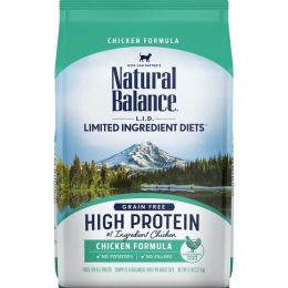 Natural Balance Pet Foods L.I.D. High Protein Dry Cat Food Chicken, 1ea/5 lb