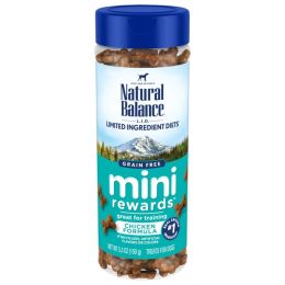 Natural Balance Pet Foods L.I.D  Grain Free Mini Rewards Dog Treats Chicken, 1ea/5.3 oz