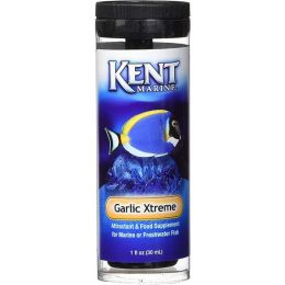 Kent Marine Garlic Xtreme for Fish 1 Fluid Ounce