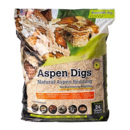 Galapagos Aspen Digs Natural Aspen Bedding Substrate 1ea/24 qt
