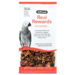 ZuPreem Real Rewards Orchard Mix Treats for Large Birds 6 oz