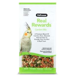 ZuPreem Real Rewards Garden Mix Treats for Medium Birds 6 oz