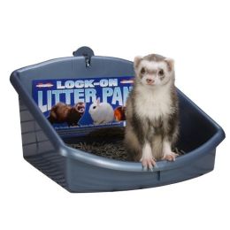 Marshall Pet Products Lock-On Litter Pan for Small Animals Assorted