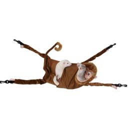 Marshall Pet Products Ferrets Hangin' Monkey Hammock Brown