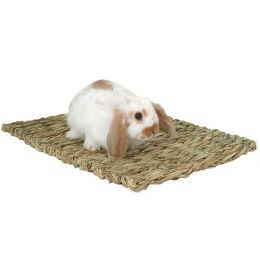 Marshall Pet Products Woven Grass Mat for Small Animals Yellow