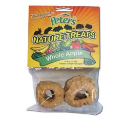 Marshall Pet Products Peter's Whole Apple Nature Treats for Small Animals 0.75 oz 2 Pack