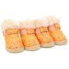 Wholesale 4 Pack Warm Non-Slip Dog Boots