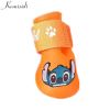 Wholesale 4pcs/set waterproof reflective non-slip pet dog shoes
